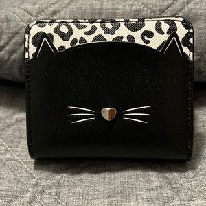 Kate Spade small zip around wallet meow multi